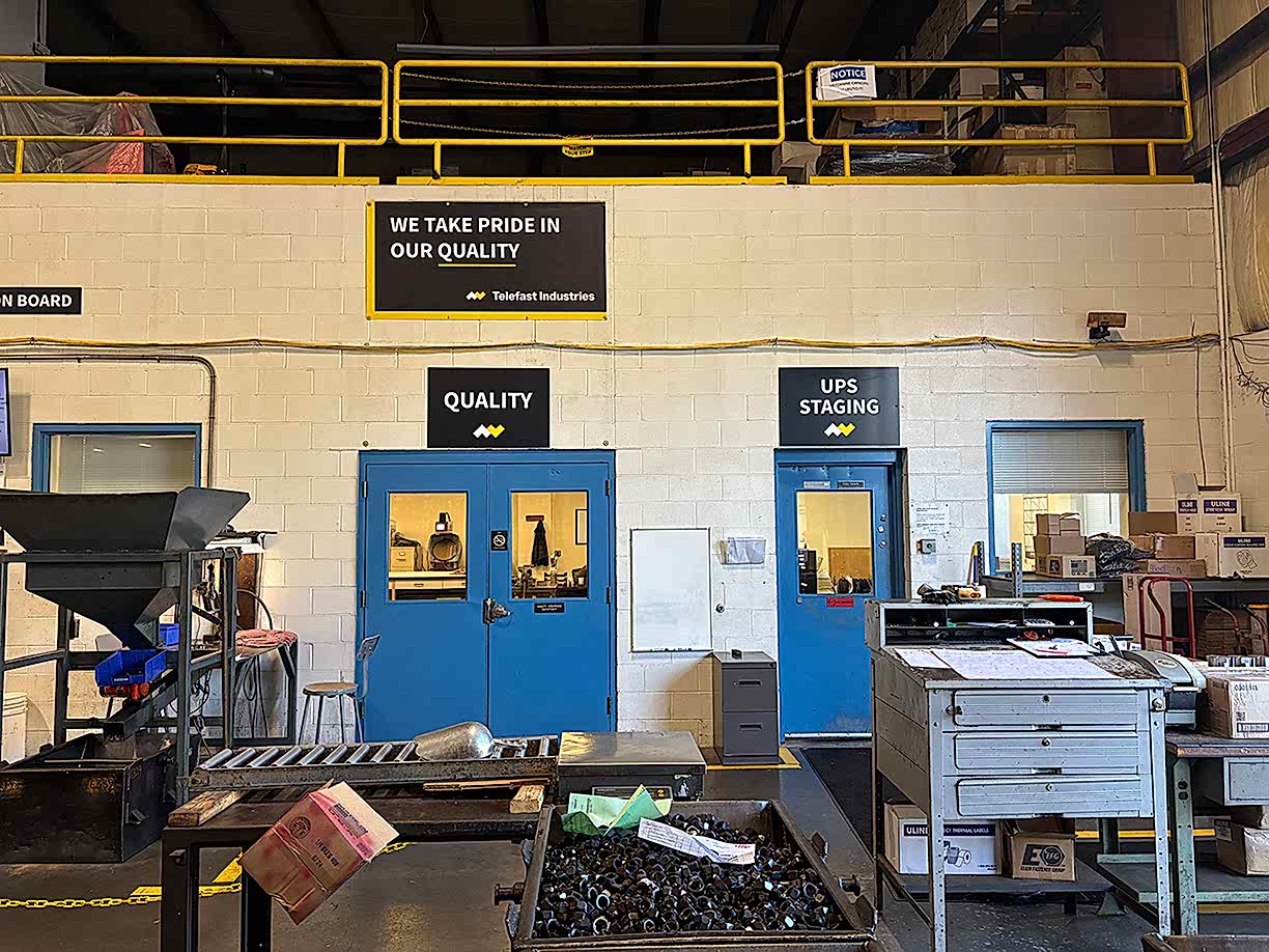 MW Components Industrail Warehouse Signage